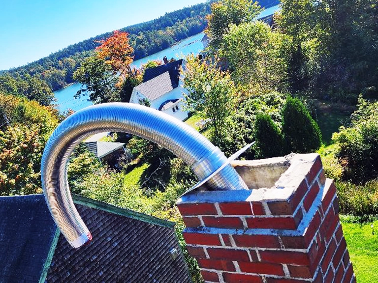 Chimney with Chimney Liner
