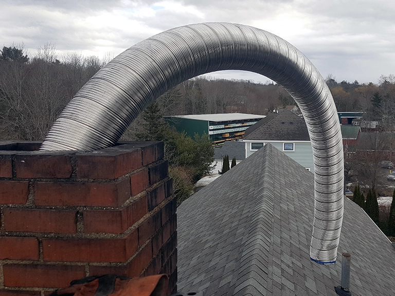 Chimney Liner in Chimney